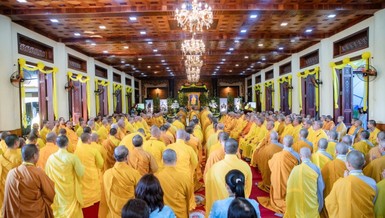Trang nghiêm khóa lễ tưởng niệm Hòa thượng Thích Từ Ý - khai sơn tổ đình Hòa An