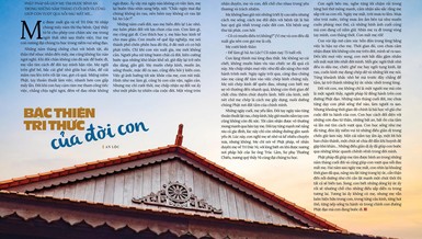 Bài trên Báo Giác Ngộ số đặc biệt Vu lan - Thiết kế: Phòng Mỹ thuật BGN/Tống Viết Diễn