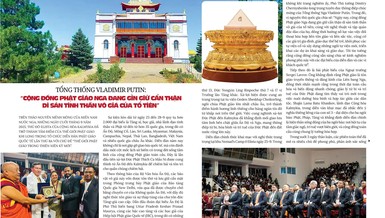 Bài trên Báo Giác Ngộ số 1322 - Thiết kế: Phòng Mỹ thuật BGN/Tống Viết Diễn