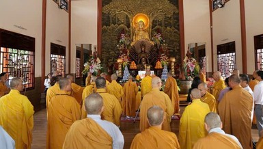 Đại hùng bảo điện mới của chùa Phước Tịnh 