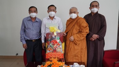 Lãnh đạo Thành ủy TP.HCM thăm và chúc Tết báo Giác Ngộ