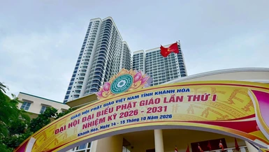 Đại hội đại biểu Phật giáo tỉnh Khánh Hòa lần thứ I, nhiệm kỳ 2026-2031 sẽ được tổ chức tại Hội trường Đảng ủy Nha Trang