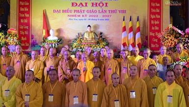 Hòa thượng Thích Đồng Tiến được tái suy cử Trưởng ban Trị sự Phật giáo tỉnh Phú Yên nhiệm kỳ 2022-2027