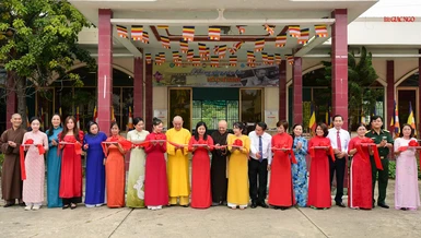 Khai mạc "Không gian văn hóa Hồ Chí Minh" tại chùa Long Hoa, quận 7