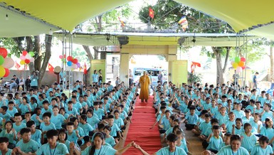 Khai mạc khóa tu mùa hè "Gieo hạt từ tâm" tại chùa Phước Quang