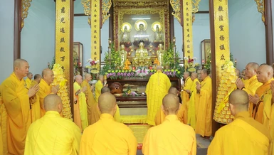 Lễ huý nhật lần thứ 31 Hòa thượng Thích Trí Quảng tại chùa Từ Ân vào sáng 3-1