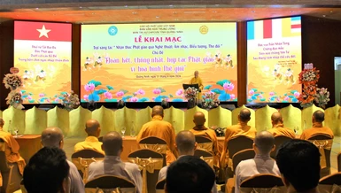 Trại sáng tác “Nhận thức Phật giáo qua nghệ thuật: Âm nhạc, Biểu tượng và Thơ đối” do Ban Văn hóa T.Ư tổ chức diễn ra từ ngày 11 đến 14-6