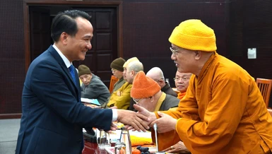 Lãnh đạo TP.Đà Nẵng chúc Tết đại diện Phật giáo 