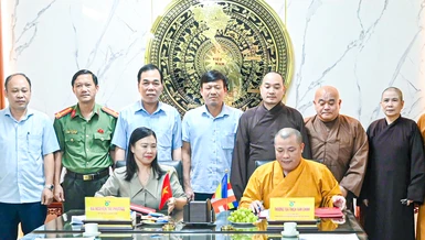 Ban Trị sự GHPGVN tỉnh Thanh Hóa và Ban Thường trực Ủy ban MTTQVN tỉnh ký kết chương trình phối hợp hoạt động giai đoạn 2026-2031 
