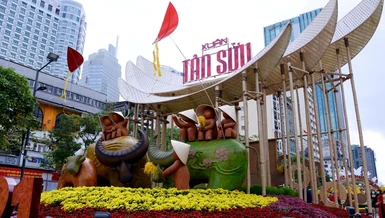 Ngắm Đường hoa Nguyễn Huệ Tết Tân Sửu - 2021 qua ảnh