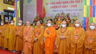 Tân Ban Trị sự GHPGVN quận 4 nhiệm kỳ 2021-2026 