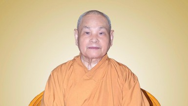 Hoà thượng Thích Thiện Nhơn, Chủ tịch Hội đồng Trị sự GHPGVN - Ảnh: Đăng Huy