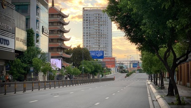 Đoạn gần cầu Công Lý - quận 3