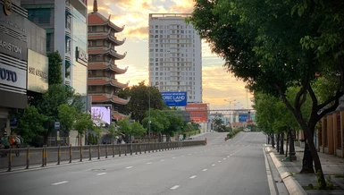 Đoạn gần cầu Công Lý - quận 3