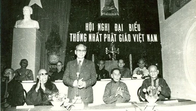 Đại hội đại biểu thống nhất Phật giáo Việt Nam từ ngày 4 đến 7-11-1981 tại chùa Quán Sứ, Thủ đô Hà Nội để khai sinh Giáo hội Phật giáo Việt Nam