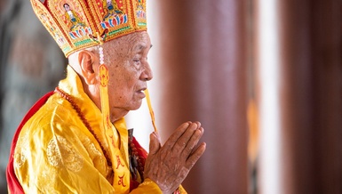 Pháp tướng Trưởng lão Hòa thượng Thích Thanh Đàm (1923-2022), Phó Pháp chủ GHPGVN - Ảnh: Địa Tạng Phi Lai