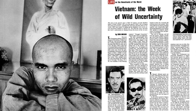 Hòa thượng Thích Trí Quang trên báo nước ngoài 