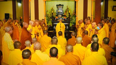 Tang lễ của Trưởng lão Hòa thượng Thích Từ Tánh tổ chức tại chùa Phổ Đà (340 Phan Châu Trinh, phường Bình Thuận, quận Hải Châu, TP.Đà Nẵng).