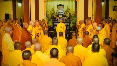 Tang lễ của Trưởng lão Hòa thượng Thích Từ Tánh tổ chức tại chùa Phổ Đà (340 Phan Châu Trinh, phường Bình Thuận, quận Hải Châu, TP.Đà Nẵng).