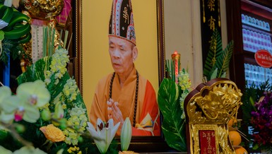 Di ảnh cố Hòa thượng Thích Hạnh Thu