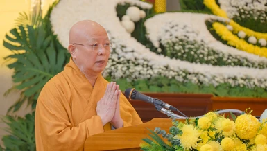[Video] Hòa thượng Thích Lệ Trang cung tuyên tiểu sử Bồ-tát Thích Quảng Đức 
