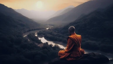 Độc hành trên con đường thiền định - Ảnh minh họa