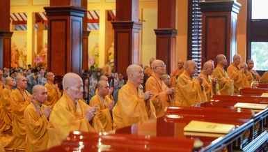 [Video] Lễ truyền giới Bồ-tát tại Việt Nam Quốc Tự và tạ pháp Đại giới đàn Bửu Huệ