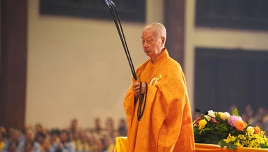 [Video] Trưởng lão HT.Thích Trí Quảng hướng dẫn lễ phát nguyện, sách tấn Phật tử Đạo tràng Pháp Hoa