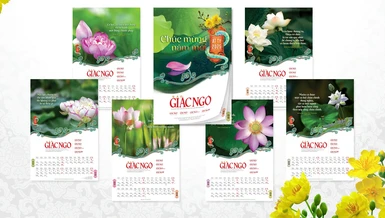 Báo Giác Ngộ phát hành bộ lịch 2025 - Ất Tỵ