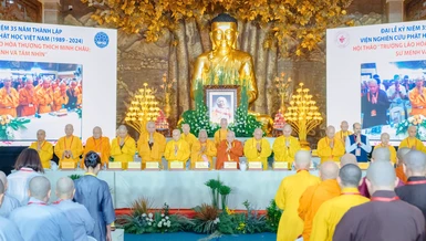[Video] Lễ kỷ niệm 35 năm thành lập Viện Nghiên cứu Phật học VN tại pháp viện Minh Đăng Quang