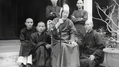 Đại lão Hòa thượng Thích Tịnh Khiết tại chùa Tường Vân - Ảnh tư liệu của GN