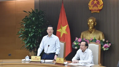 Phó Thủ tướng Mai Văn Chính phát biểu tại buổi làm việc với Bộ Dân tộc và Tôn giáo sáng nay, 28-3 - Ảnh: Chinhphu.vn