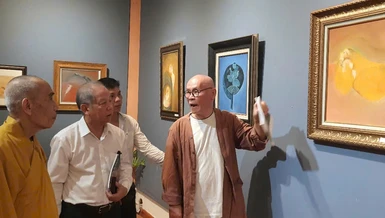 Triển lãm mở cửa đến hết ngày 14-6 để công chúng yêu nghệ thuật thưởng lãm