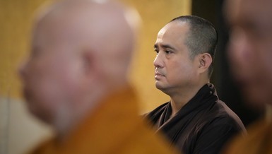 Thượng tọa Thích Tâm Hải, Tổng Biên tập Báo Giác Ngộ - Ảnh: Hữu Khoa