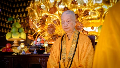 Đại lão Hòa thượng Thích Trí Quảng - Ảnh: Nguyện Truyền/BGN