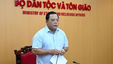 Thứ trưởng Nguyễn Hải Trung cũng từng làm Tổ trưởng Tổ công tác liên ngành hướng dẫn, giúp đỡ GHPGVN tổ chức thành công Đại lễ Vesak Liên Hiệp Quốc 2025 tại TP.HCM