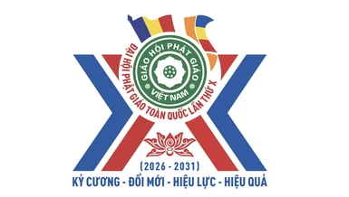 Logo - biểu trưng của Đại hội đại biểu Phật giáo toàn quốc lần thứ X, nhiệm kỳ 2026-2031