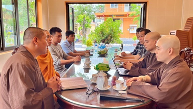 Thảo luận xây dựng quy chế hoạt động của Ban Thông tin - Truyền thông Phật giáo TP.Thủ Đức