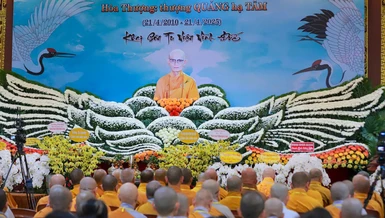 Lễ tưởng niệm Hòa thượng Thích Quảng Tâm (1947-2010) tại tu viện Vĩnh Đức (TP.Thủ Đức, TP.HCM)