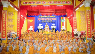 Lưu niệm Đại giới đàn Thiện Huệ Phật lịch 2569 tại hội trường chùa Phước Hưng (TP.Sa Đéc)