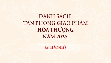 Danh sách 29 vị được tấn phong giáo phẩm Hòa thượng năm 2025
