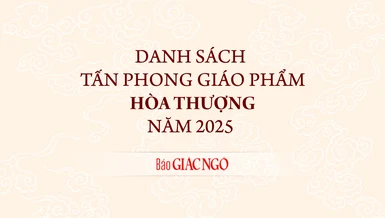 Danh sách 29 vị được tấn phong giáo phẩm Hòa thượng năm 2025