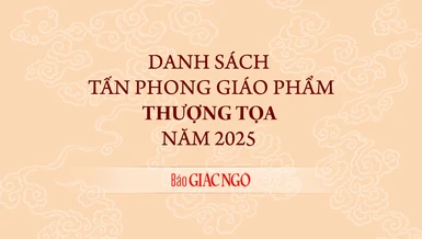 Danh sách 303 vị được tấn phong giáo phẩm Thượng tọa năm 2025