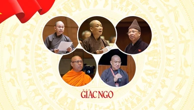 5 vị giáo phẩm thuộc GHPGVN tham gia ứng cử Đại biểu Quốc hội khóa XVI - Thiết kế: Hạnh Đăng