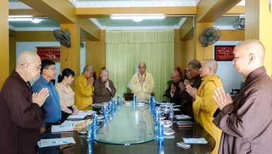 Ban Trị sự Phật giáo tỉnh Đồng Tháp họp rà soát công tác chuẩn bị Đại hội đại biểu Phật giáo tỉnh lần thứ I, nhiệm kỳ 2026-2031