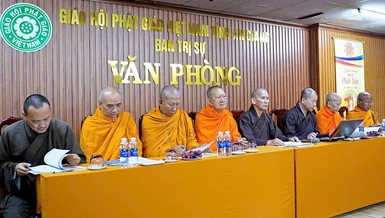 Ban Trị sự GHPGVN tỉnh An Giang họp rà soát và triển khai các công tác chuẩn bị cho Đại hội đại biểu Phật giáo tỉnh lần thứ I, nhiệm kỳ 2026-2031