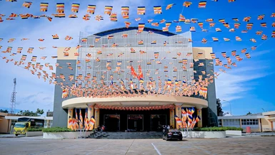 Đại hội đại biểu Phật giáo tỉnh An Giang lần thứ I diễn ra tại Trung tâm Văn hóa - Nghệ thuật tỉnh (phường Rạch Giá)