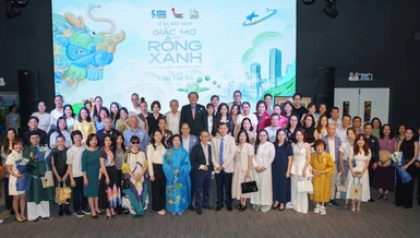 Buổi ra mắt cuốn sách "Giấc mơ hóa Rồng Xanh" của tác giả Trần Tuệ Tri được tổ chức vào sáng ngày 27-12 tại Trung tâm Khởi nghiệp Sáng tạo TP.HCM (P.Xuân Hòa, TP.HCM) - Ảnh: TC