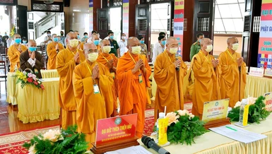 Nghi thức chào Quốc kỳ, Đạo kỳ tại đại hội