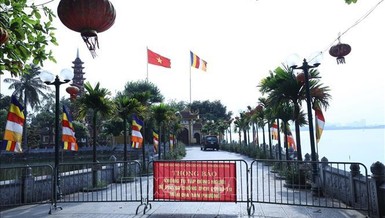 Hà Nội: Dừng tổ chức tổ chức hoạt động tôn giáo, tín ngưỡng từ 0 giờ ngày 29-5-2021